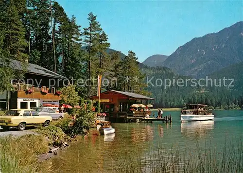 AK / Ansichtskarte Weissensee Kaernten Seeterrassen Cafe Ronacherfels Kat. Weissensee