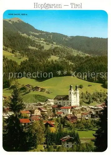 AK / Ansichtskarte Hopfgarten Brixental Pfarrkirche Hohe Salve  Kat. Hopfgarten im Brixental