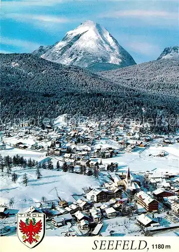 AK / Ansichtskarte Seefeld Tirol Hohe Munde Fliegeraufnahme Kat. Seefeld in Tirol