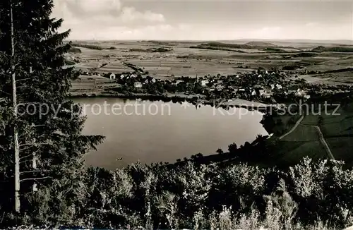 AK / Ansichtskarte Eifel Region Schalkenmehrener Maar