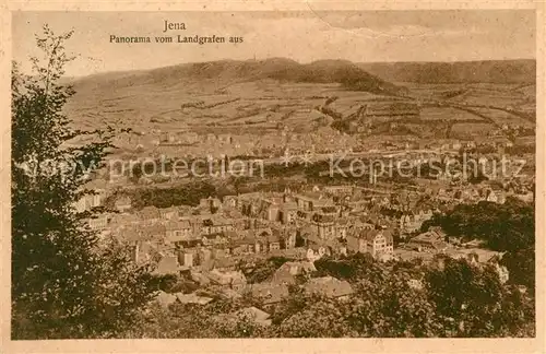 AK / Ansichtskarte Jena Thueringen Panorama vom Landgrafen aus