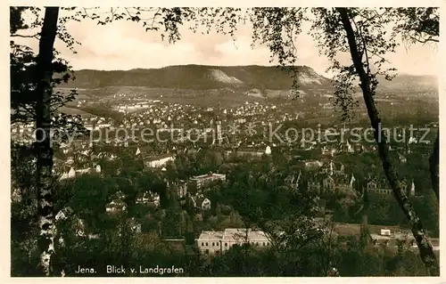 AK / Ansichtskarte Jena Thueringen Panorama Blick vom Landgrafen