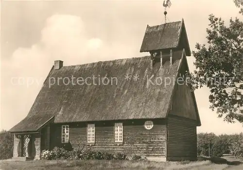 AK / Ansichtskarte Born Darss Rohrdachkirche Kat. Born Darss