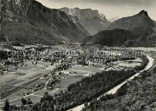 AK / Ansichtskarte Bad Reichenhall Fliegeraufnahme Reiteralpe Loferer Steinberge Muellnerhorn Kat. Bad Reichenhall