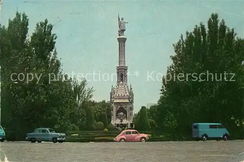 AK / Ansichtskarte Madrid Spain Monumento a Colon Kat. Madrid