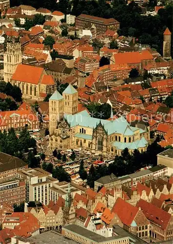 AK / Ansichtskarte Muenster Westfalen Fliegeraufnahme Paulus Dom Kat. Muenster