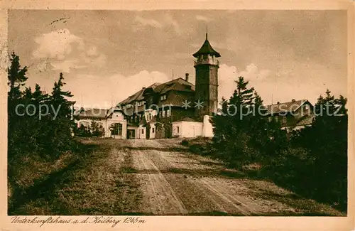 AK / Ansichtskarte Keilberg Tschechien Unterkunftshaus Berghotel Aussichtsturm Kat. Klinovec