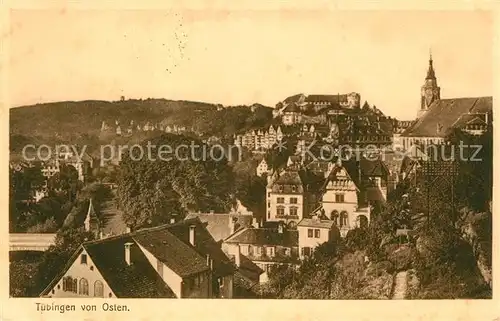 AK / Ansichtskarte Tuebingen Stadtansicht von Osten Kat. Tuebingen