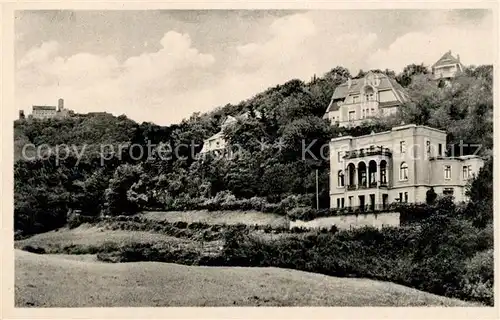 AK / Ansichtskarte Eisenach Thueringen Fritz Reuters Villa mit Blick zur Wartburg Kat. Eisenach