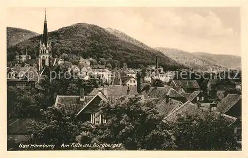 AK / Ansichtskarte Bad Harzburg mit Burgberg Kat. Bad Harzburg