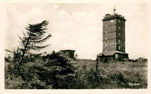 AK / Ansichtskarte Brocken Harz Aussichtsturm