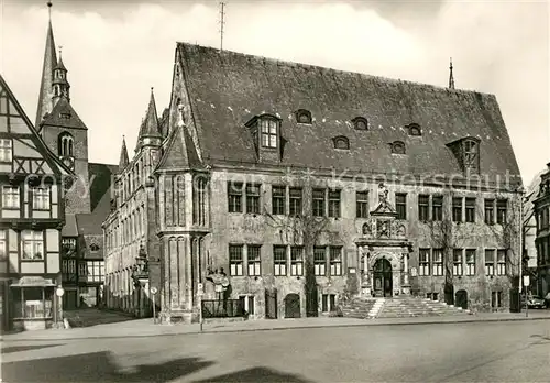 AK / Ansichtskarte Quedlinburg Rathaus Kat. Quedlinburg