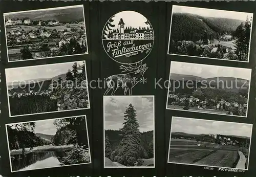 AK / Ansichtskarte Finsterbergen Panoramen Kat. Finsterbergen Thueringer Wald