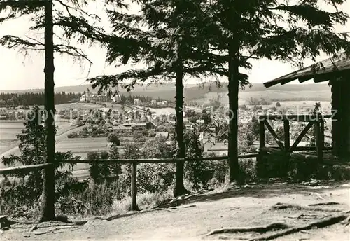 AK / Ansichtskarte Finsterbergen Blick vom Hainfelsen Kat. Finsterbergen Thueringer Wald