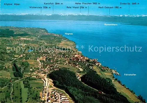 AK / Ansichtskarte Meersburg Bodensee Fliegeraufnahme Kat. Meersburg