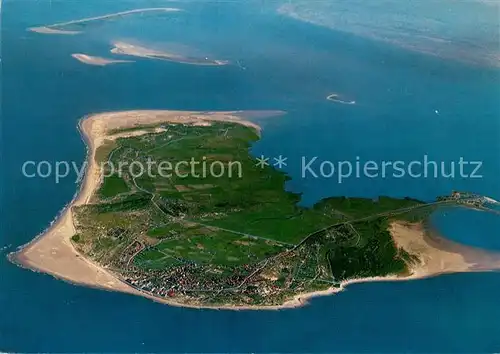 AK / Ansichtskarte Borkum Nordseebad Fliegeraufnahme Kat. Borkum