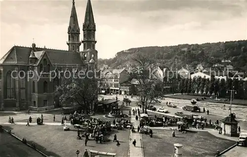 AK / Ansichtskarte Meiningen Thueringen Platz der Republick Kirche Kat. Meiningen