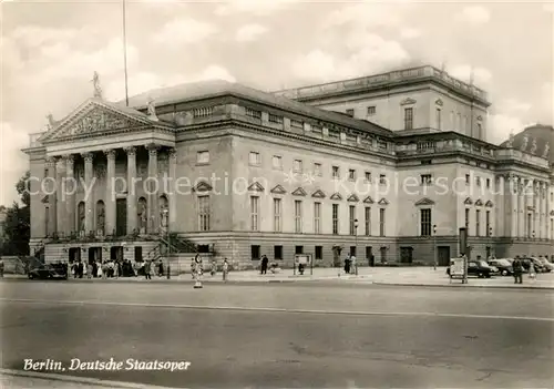 AK / Ansichtskarte Berlin Deutsche Staatsoper Kat. Berlin