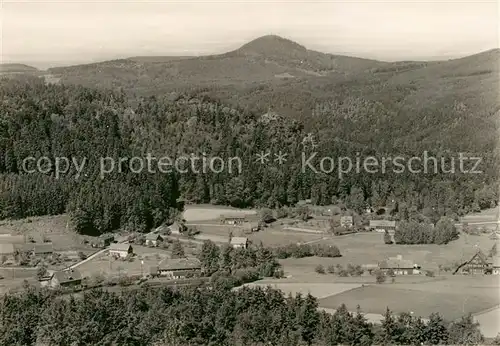 AK / Ansichtskarte Jonsdorf Blick vom Jonsberg mit Zittauer Gebirge Kat. Kurort Jonsdorf