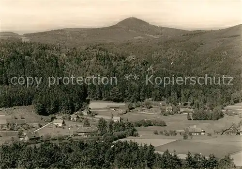 AK / Ansichtskarte Jonsdorf Blick vom Jonsberg mit Zittauer Gebirge Kat. Kurort Jonsdorf