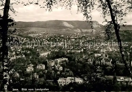 AK / Ansichtskarte Jena Thueringen Blick vom Landgrafen