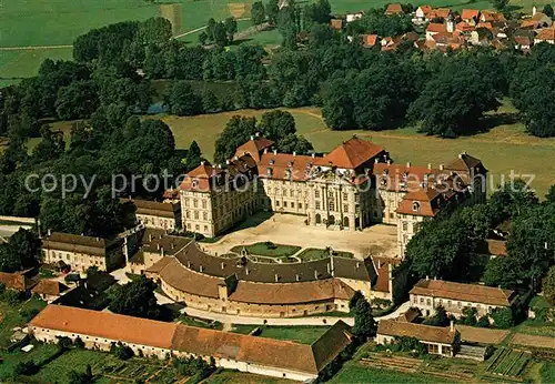 AK / Ansichtskarte Pommersfelden Fliegeraufnahme Schloss Weissenstein Kat. Pommersfelden