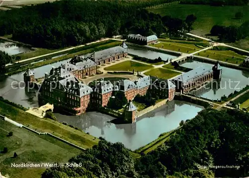 AK / Ansichtskarte Nordkirchen Fliegeraufnahme Schloss Kat. Nordkirchen