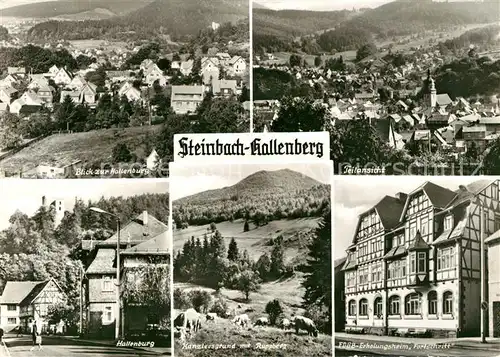 AK / Ansichtskarte Steinbach Hallenberg Hallenburg Kanzlersgrund Ruppberg FDGB Erholungsheim Fortschritt Kat. Steinbach Hallenberg