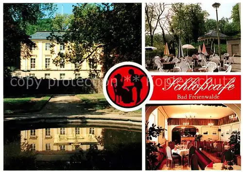 AK / Ansichtskarte Bad Freienwalde Schlosscafe Schlosspark Kat. Bad Freienwalde