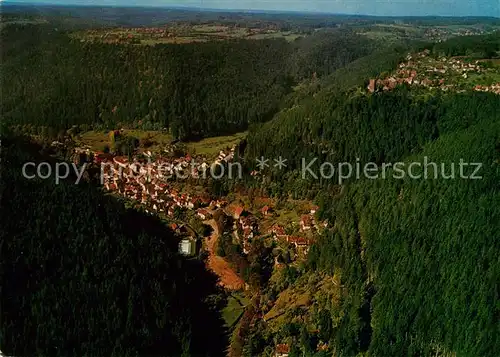 AK / Ansichtskarte Bad Teinach Zavelstein Fliegeraufnahme Kat. Bad Teinach Zavelstein