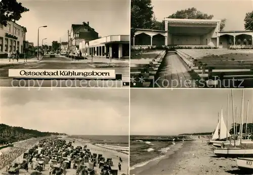 AK / Ansichtskarte Kuehlungsborn Ostseebad Maxim Gorki Strasse Konzertgarten  Kat. Kuehlungsborn