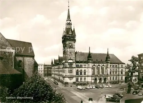 AK / Ansichtskarte Braunschweig Rathaus Kat. Braunschweig