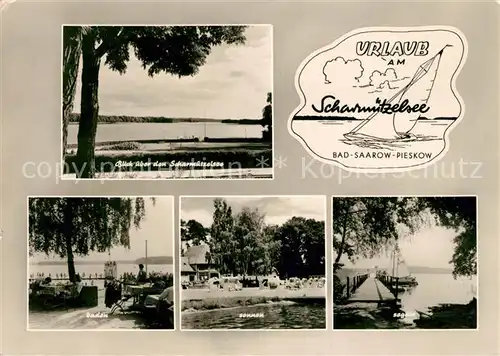 AK / Ansichtskarte Scharmuetzelsee Baden Sonnen Segeln Kat. Bad Saarow