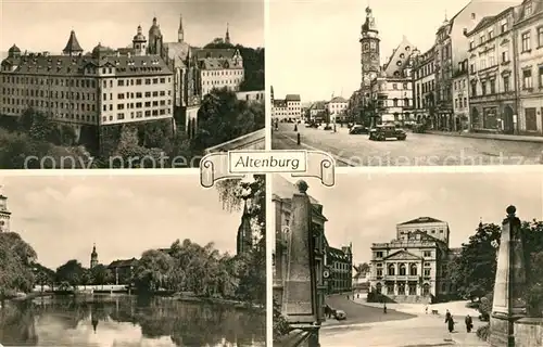 AK / Ansichtskarte Altenburg Thueringen Schloss Rathaus Stadtansichten Kat. Altenburg