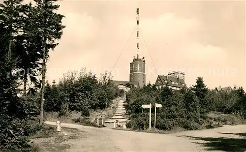 AK / Ansichtskarte Grosser Inselsberg Fernsehantenne Kat. Brotterode