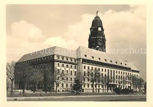 AK / Ansichtskarte Dresden Rathaus Kat. Dresden Elbe