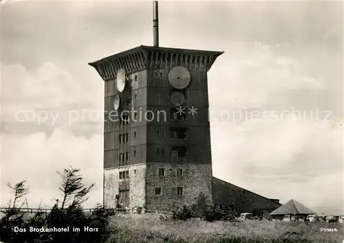 AK / Ansichtskarte Brocken Harz Brockenhotel im Harz