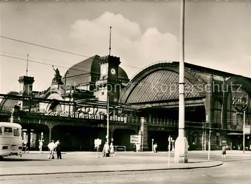 AK / Ansichtskarte Dresden Hauptbahnhof Kat. Dresden Elbe