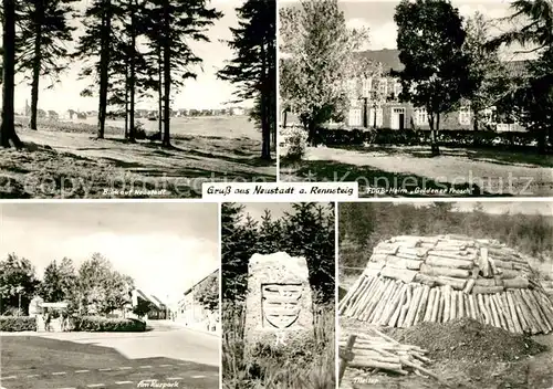 AK / Ansichtskarte Neustadt Rennsteig Panorama FDGB Heim Goldener Frosch Kurpark Meiler Kat. Neustadt Rennsteig