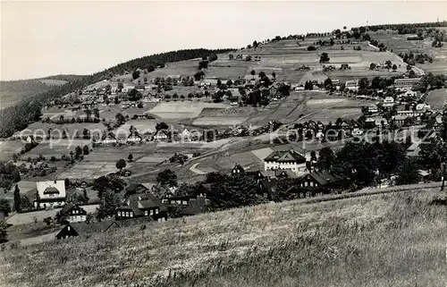 AK / Ansichtskarte Aschberg Vogtland Panorama Sporthotel Waldgut Kat. Reichenbach