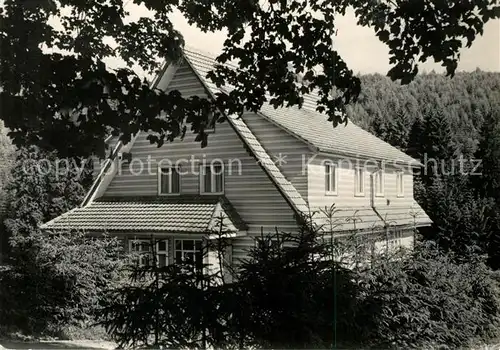 AK / Ansichtskarte Oberschoenau Thueringen Gaststaette Kanzlersgrund Kat. Oberschoenau Thueringen