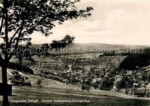 AK / Ansichtskarte Sachsenberg Georgenthal Panorama Kat. Klingenthal Sachsen