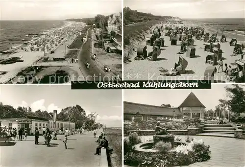 AK / Ansichtskarte Kuehlungsborn Ostseebad Strand Park Milchbar Kat. Kuehlungsborn