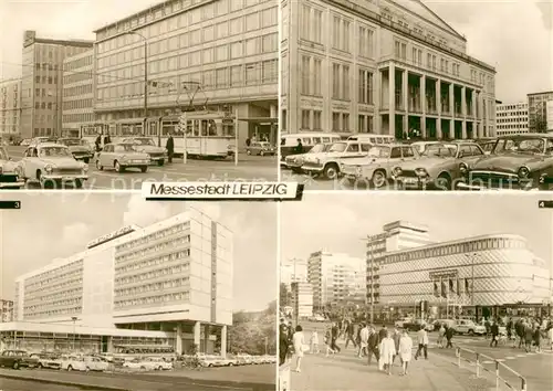 AK / Ansichtskarte Leipzig Hauptpostamt Opernhaus Hotel Stadt Leipzig Warenhaus Konsument Kat. Leipzig