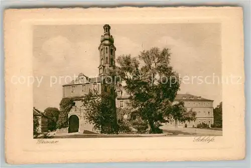 AK / Ansichtskarte Weimar Thueringen Schloss Kupfertiefdruck Buetten Kat. Weimar