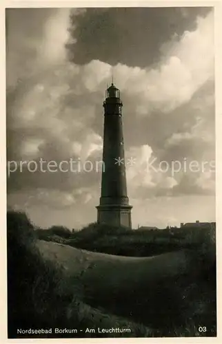 AK / Ansichtskarte Borkum Nordseebad Leuchtturm Kat. Borkum