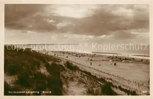 AK / Ansichtskarte Langeoog Nordseebad Strand Kat. Langeoog