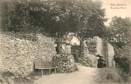 AK / Ansichtskarte Bad Harzburg Burgberg Ruine Kat. Bad Harzburg