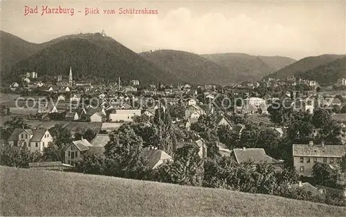 AK / Ansichtskarte Bad Harzburg Blick vom Schuetzenhaus Kat. Bad Harzburg