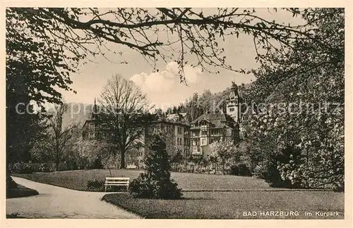 AK / Ansichtskarte Bad Harzburg Kurpark Kat. Bad Harzburg